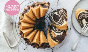Ein köstlicher Zebrakuchen, perfekt für das nächste Kaffeekränzchen. Hier ist das Zebrakuchen Rezept!